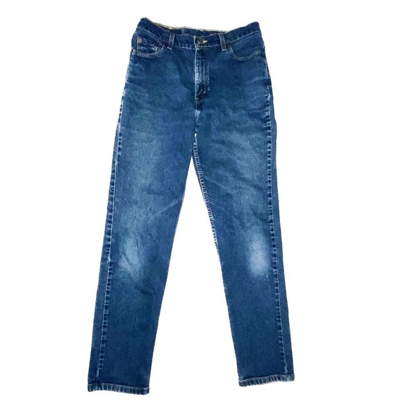 Women’s Levis 512 Slim Fit Tapered Leg High Waisted Blue Denim Jeans Size 10 M - Picture 3 of 10